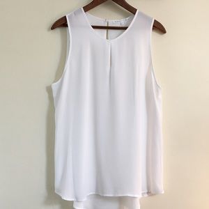 ANTHROPOLOGIE Violet & Clair Dainty Sleeveless Blouse - NWOT - L